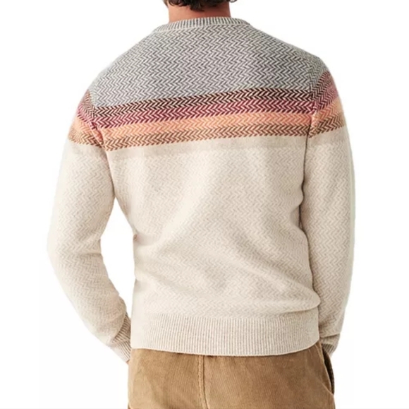 Men's Multicolor Patterned Sweater - Picture 4 of 9